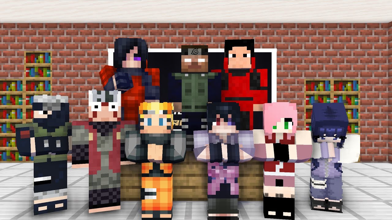 Monster School : Naruto Shippūden Transformation - Minecraft Animation