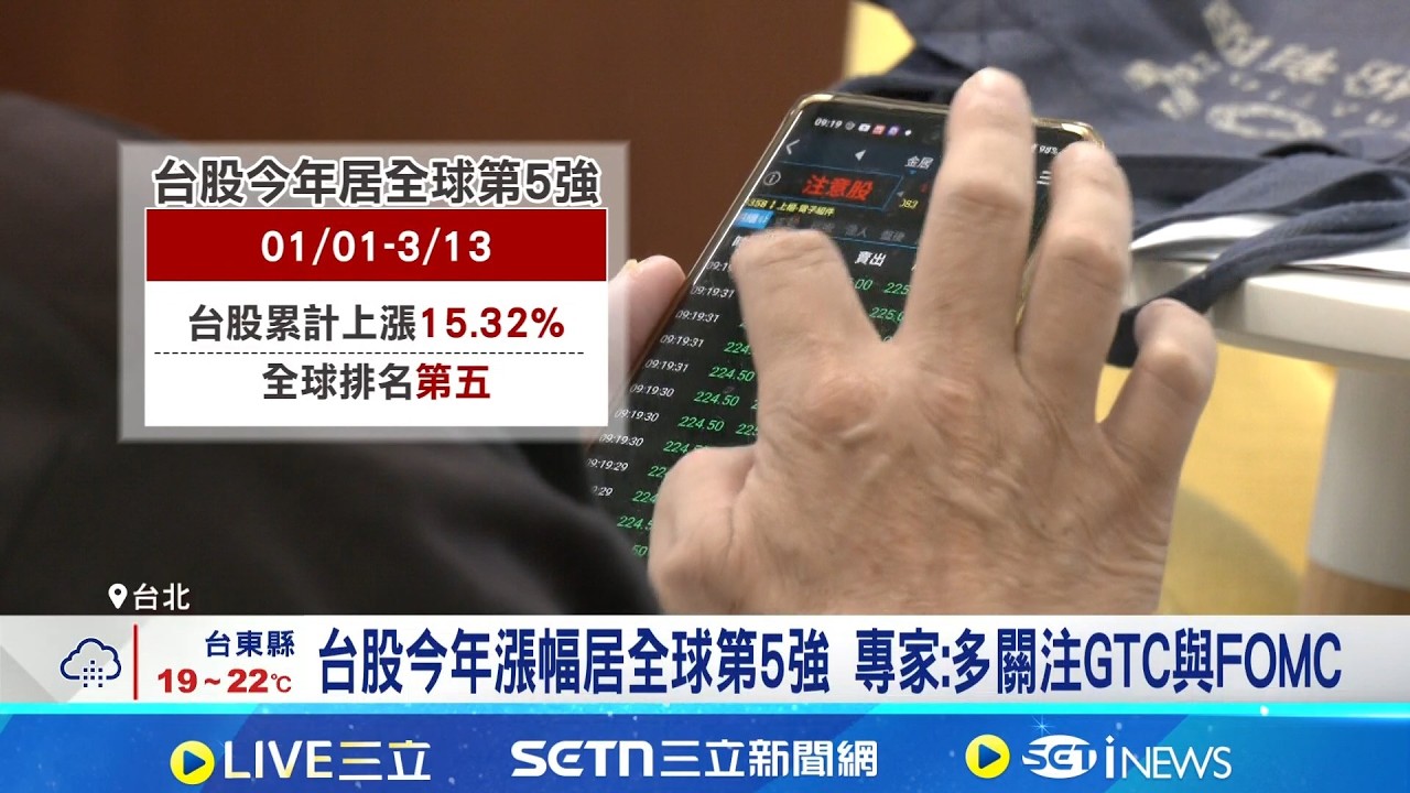 台股今年漲幅居全球第5強 記憶體未退燒 記憶體飆漲未退燒! GTC熱身聚焦矽光子│記者 劉馥慈 林柏宇 黃珊 陳識雄│台灣要聞20260316│三立iNEWS