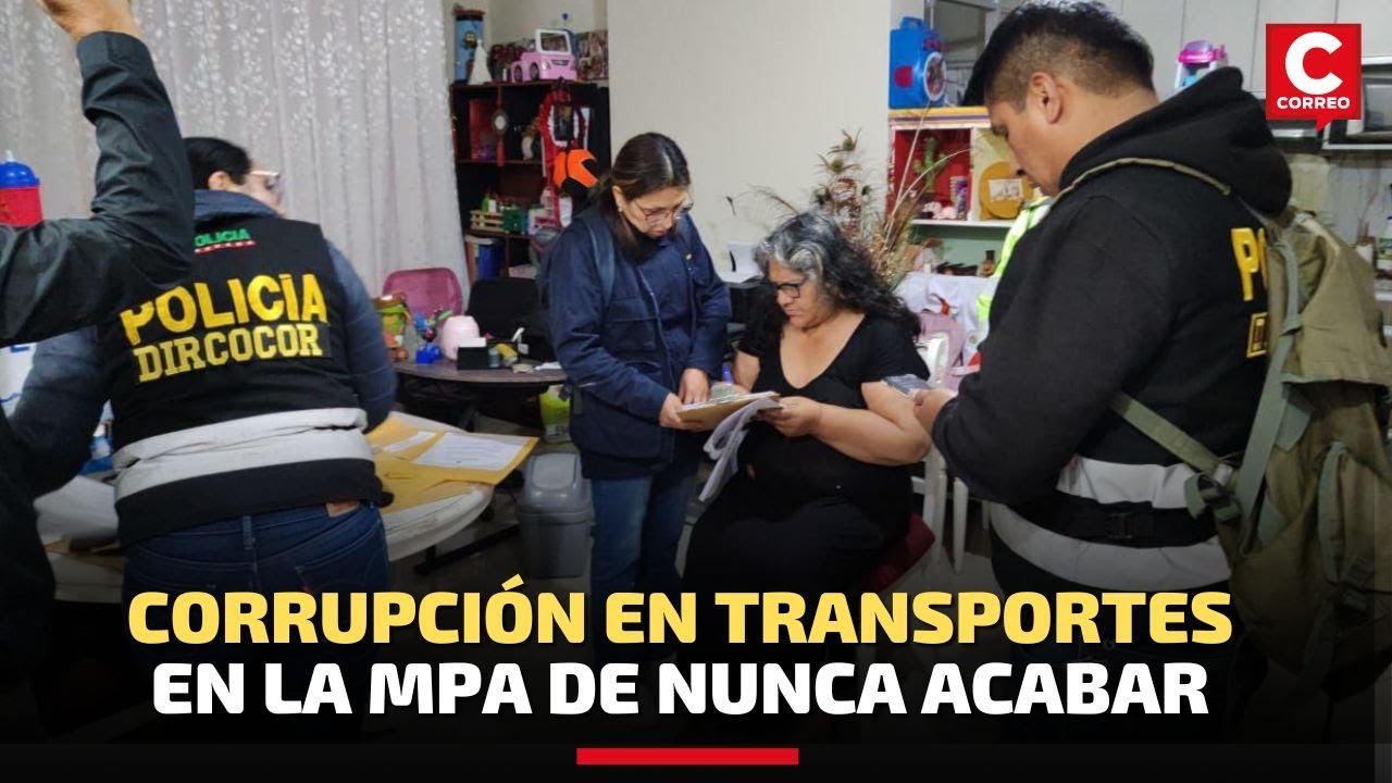 Arequipa: Detienen a trabajadores de la comuna provincial por amasar millones en papeletas