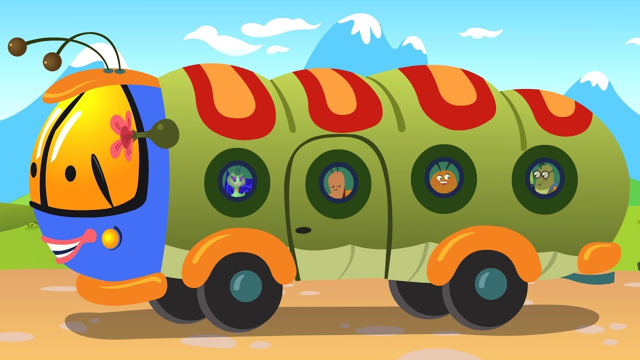 Wheels on the Bus | Nursery Rhymes