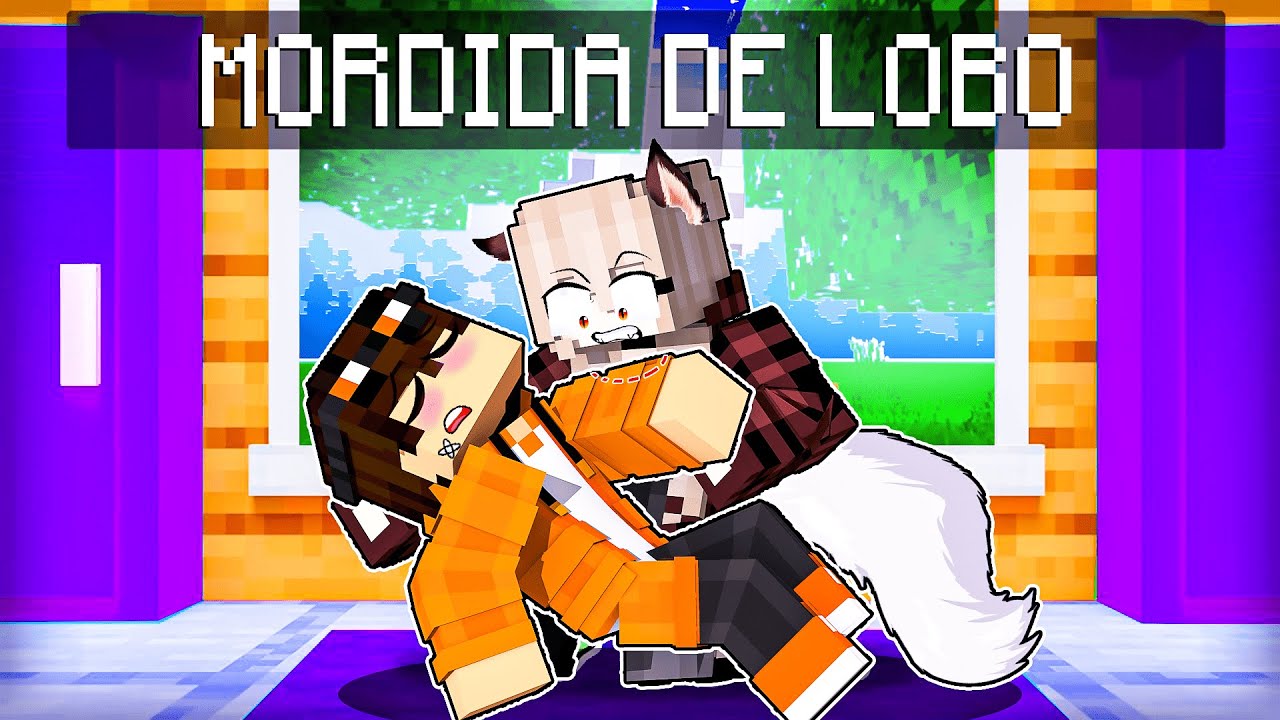 MORDIDO pela GAROTA LOBO na ESCOLA de LOBOS no Minecraft!
