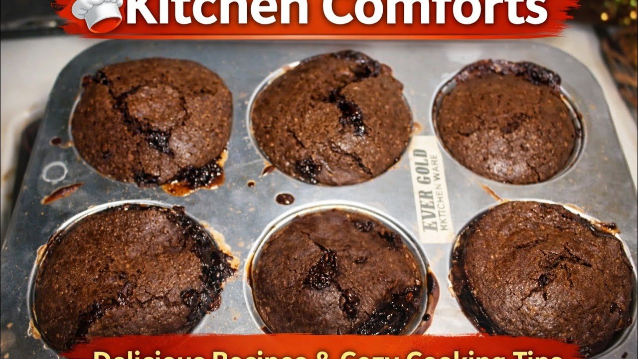 Hot Choco Lava Cake at Home | Gooey Chocolate Dessert | Kitchen Comforts