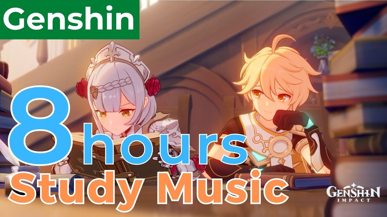 NO ADS Best Genshin Study Music (8 hours long) | 原神 원신 relaxing ambient music OST