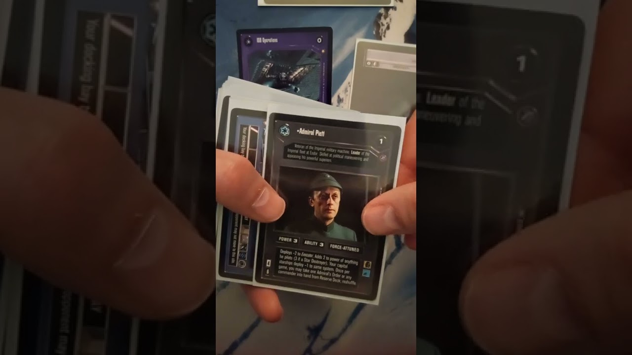 Executor stompie deck with ISB Operations in the Premiere to DSII format Star Wars CCG SWCCG