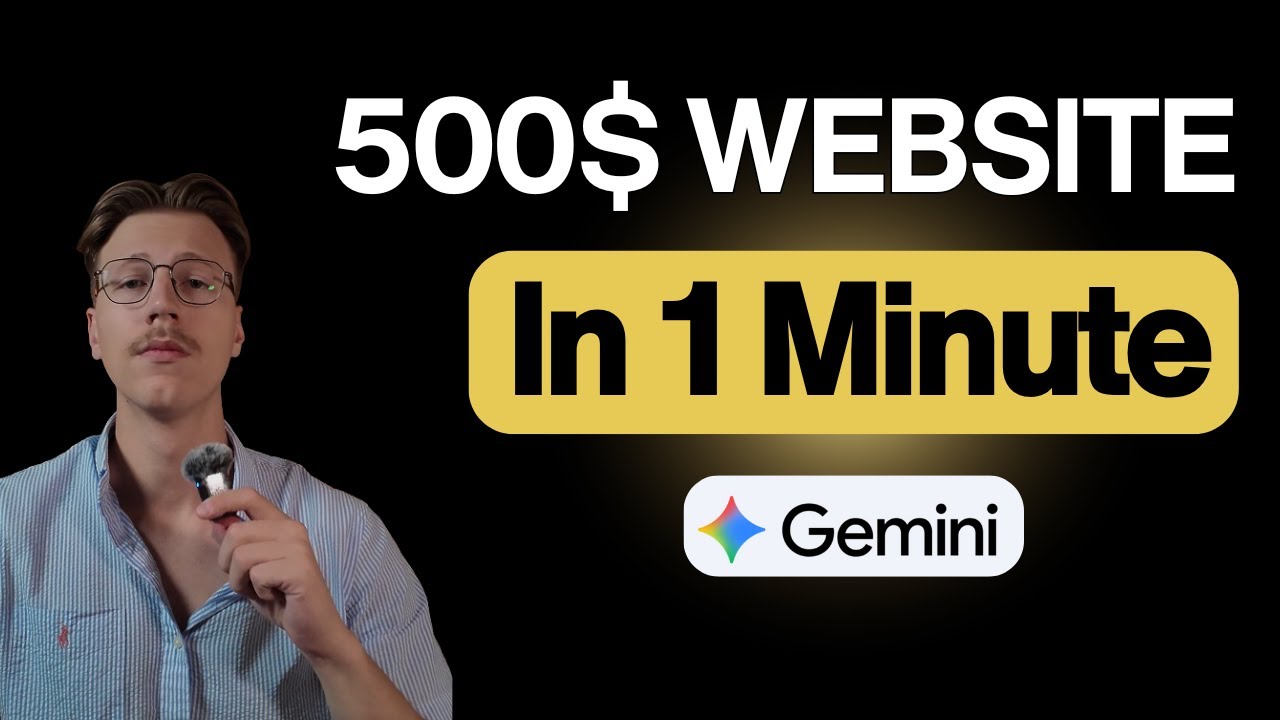 How I Build and Sell $500+ Websites in Minute with AI (Gemini 3 Tutorial)