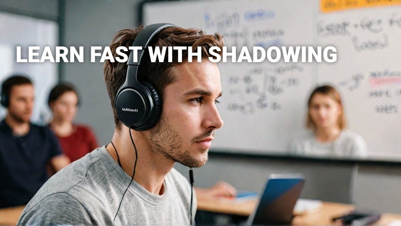 Learn English FAST with SHADOWING! English Conversation made EASY!