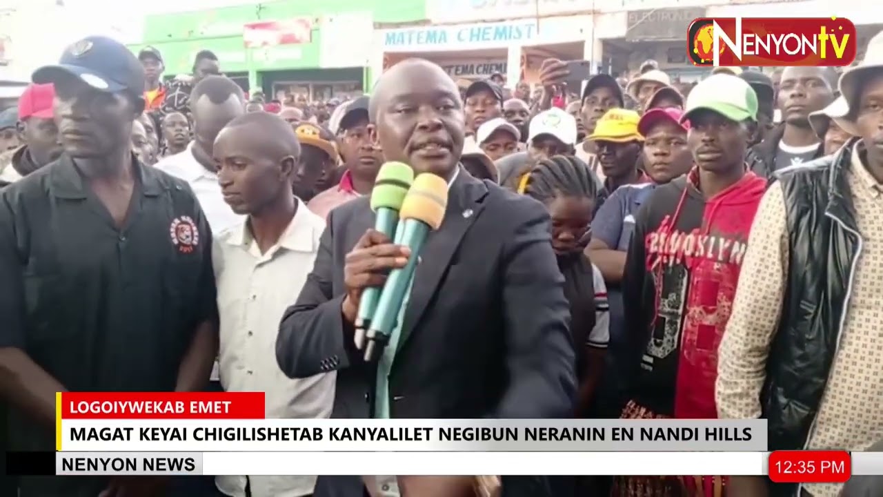 BENARD KITUR CALLS ON INTERIOR MINISTRY TO ACT OVER POLICE BRUTALITY IN NANDI HILLS