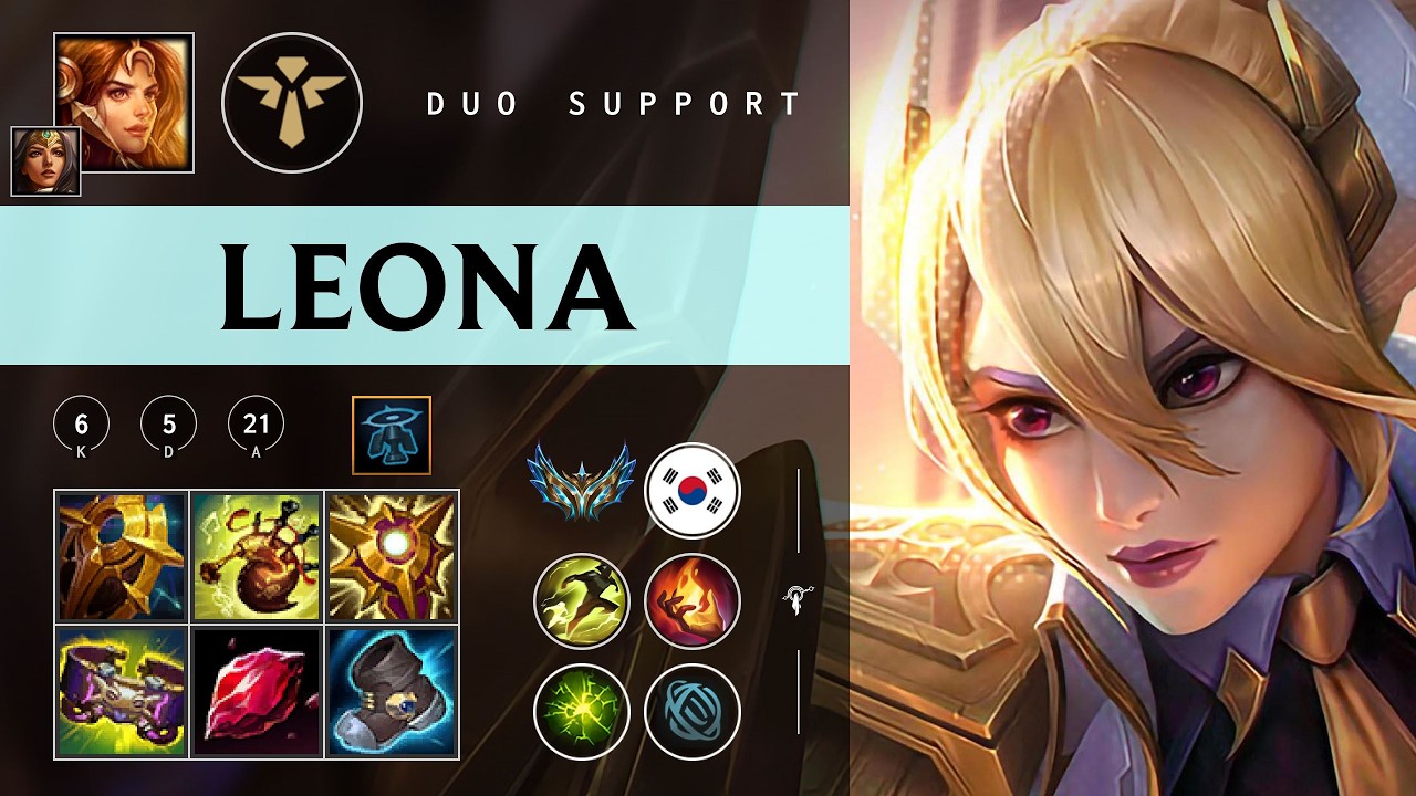 Leona Support vs Pantheon - KR Challenger Patch 26.05