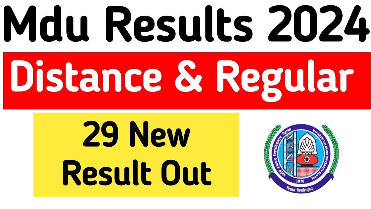 Mdu Distance Result Out 2024 | Mdu Distance Result 2024 | Mdu Regular Reappear result 2024