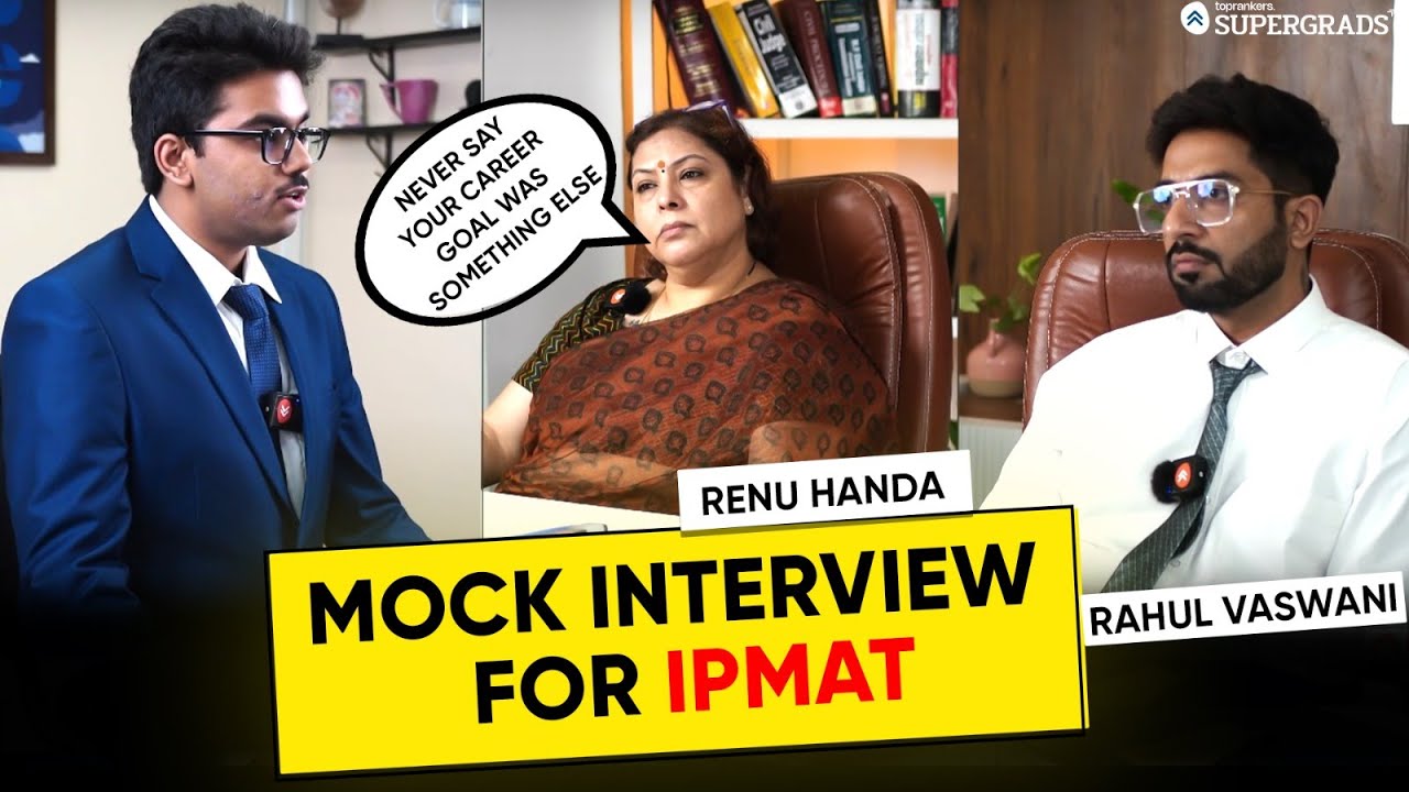Mock Interview for IPMAT Exams 🔥| IPMAT 2024 Interview Strategy & Tips | IPMAT Interview Prep Tips