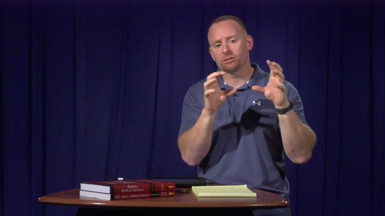 Basics of Biblical Hebrew Video Lectures, Chapter 19 - Pronominal Suffixes on Verbs in Hebrew