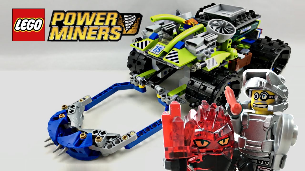 LEGO Power Miners Claw Catcher set review! 2010 set 8190!