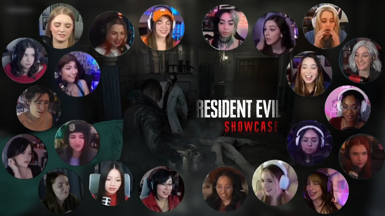 Gamer Girls Reaction to Leon using Chainsaw | Resident Evil 9 - Requiem Showcase | Reaction Mashup