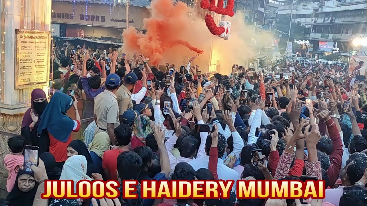 13 Rajab Juloos Mumbai | Juloos e Haidery | 13 Rajab Jashn 2024 Mumbai