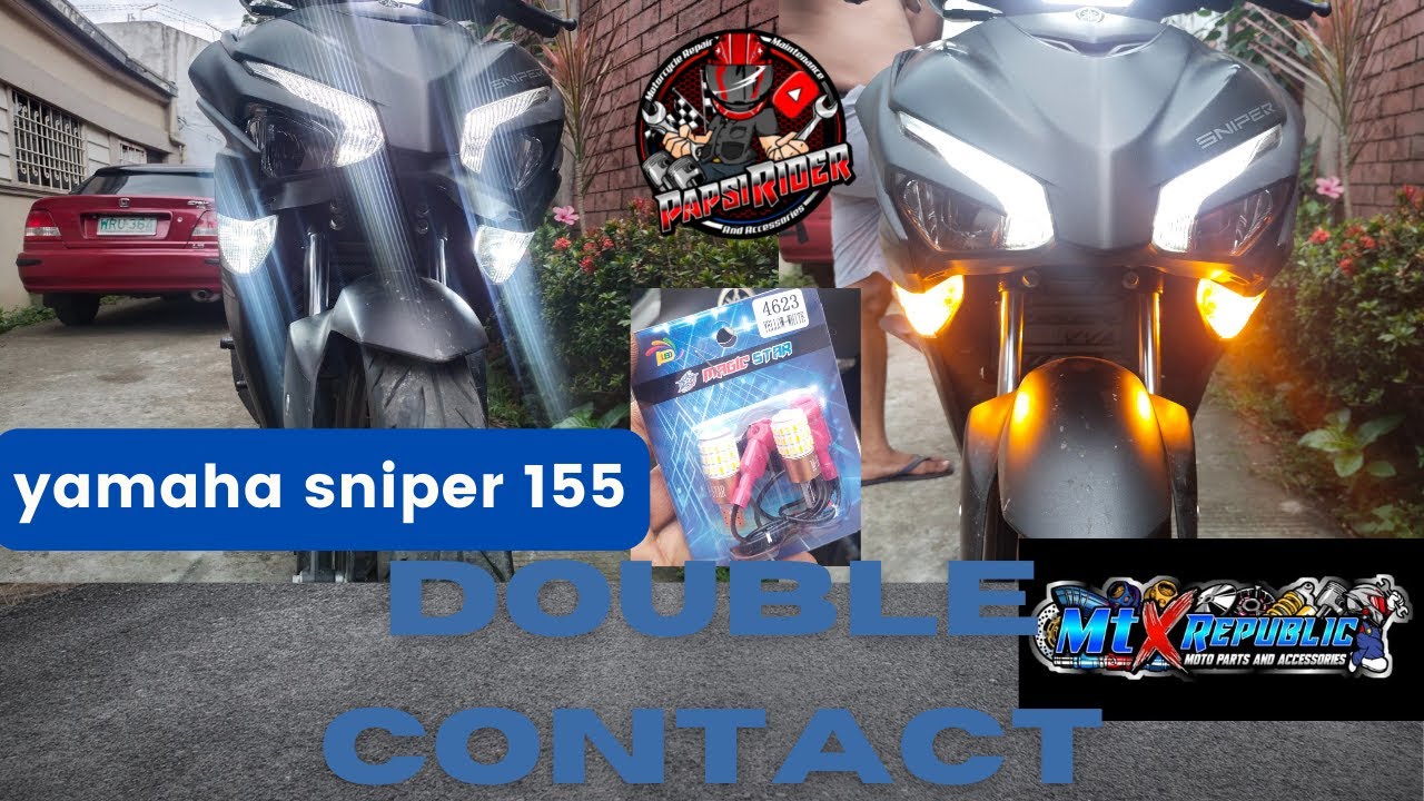 HOW TO INSTALL DOUBLE CONTACT ON SNIPER 155