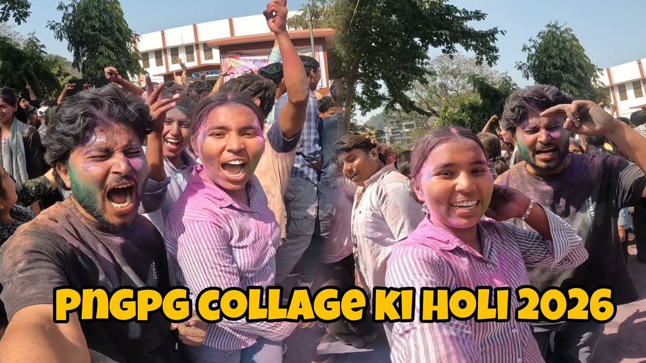 Pngpg collage Ramangar ki holi 2026 ||Ak7Vlog ||