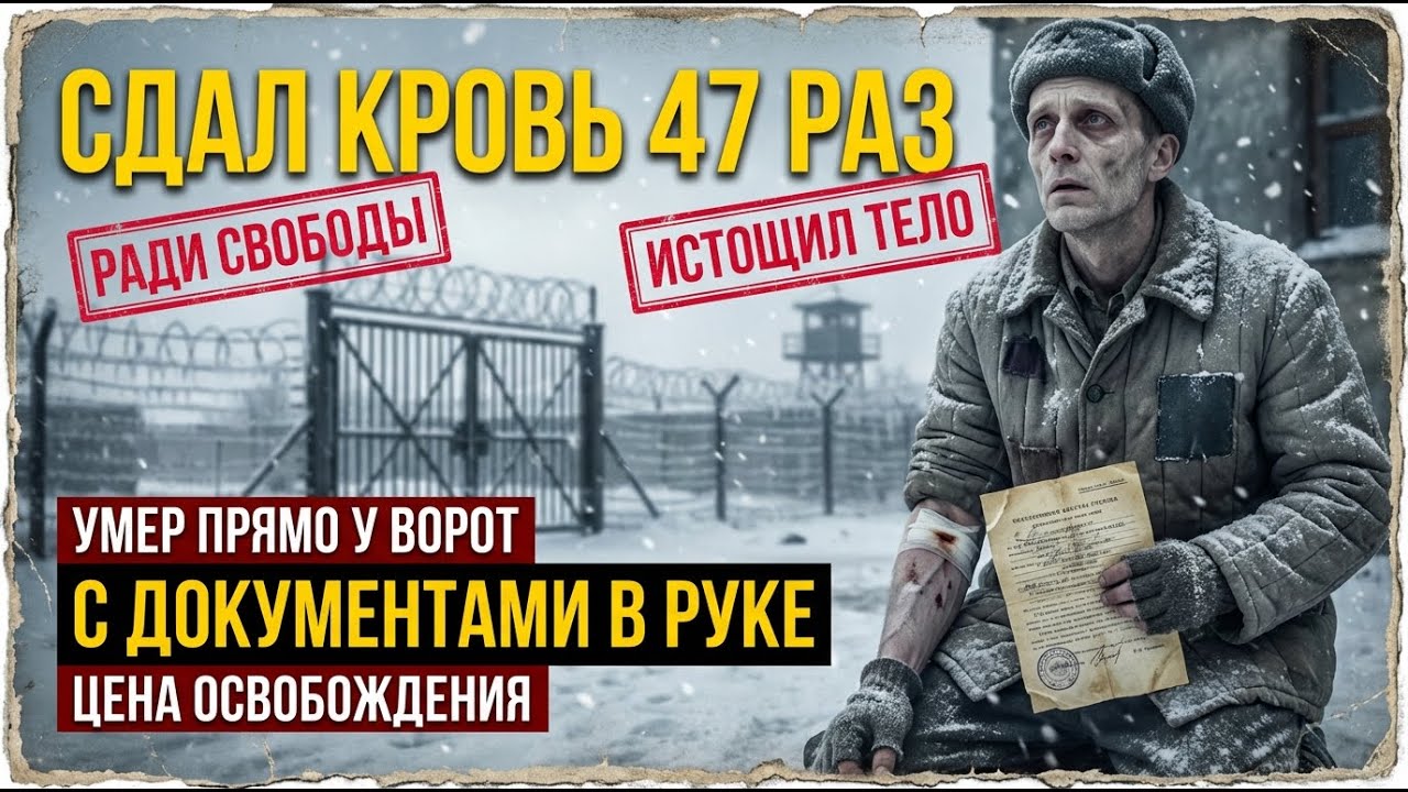 «Я ИДУ ДОМОЙ» — Сдал 20 литров крови ради УДО. Сердце остановилось на выходе