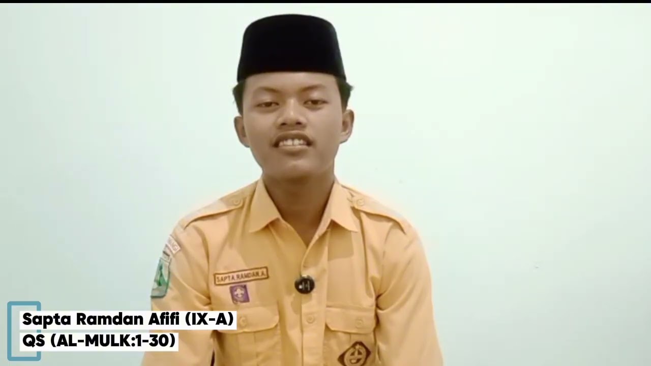KHOTMIL QUR'AN - QS (AL - MULK: 1-30)