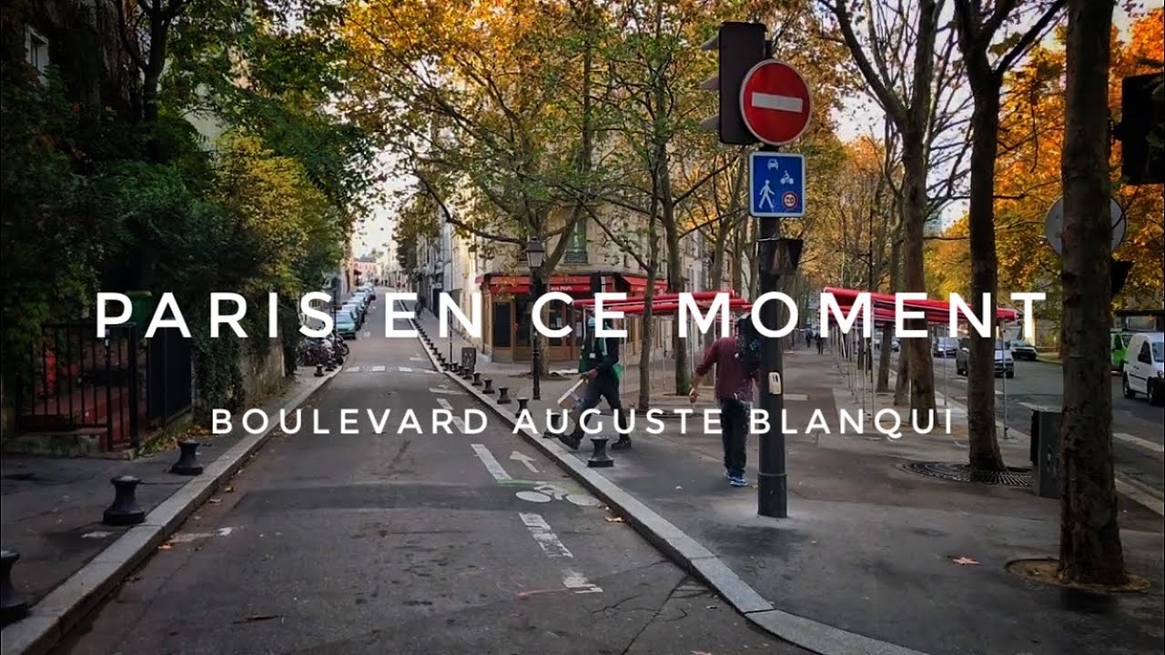 🇫🇷 WALK IN PARIS ( BOULEVARD AUGUSTE BLANQUI ) 24/11/2020 PARIS 4K