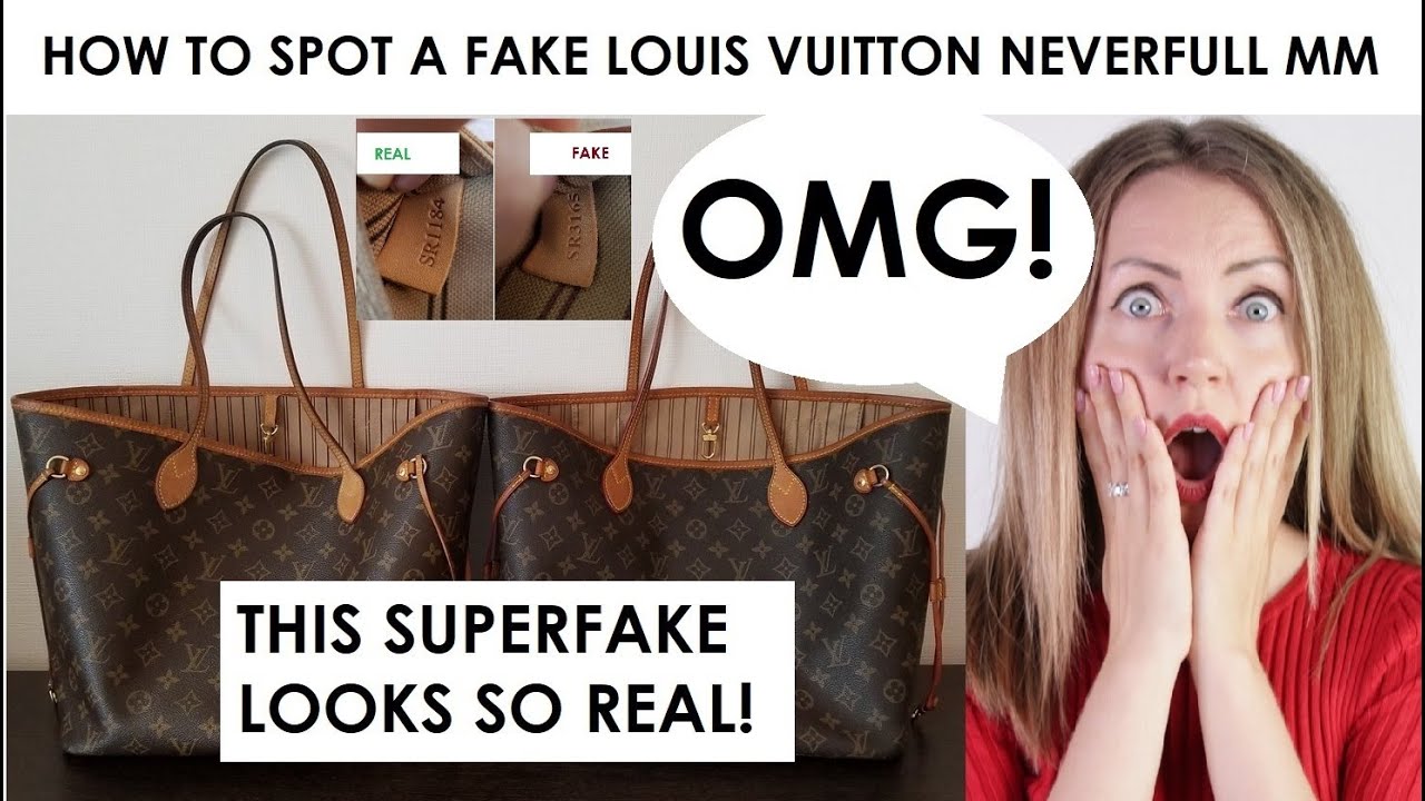 *LV SUPERFAKE* Как распознать монограмму Louis Vuitton Neverfull MM Superfake: подделка или насто...
