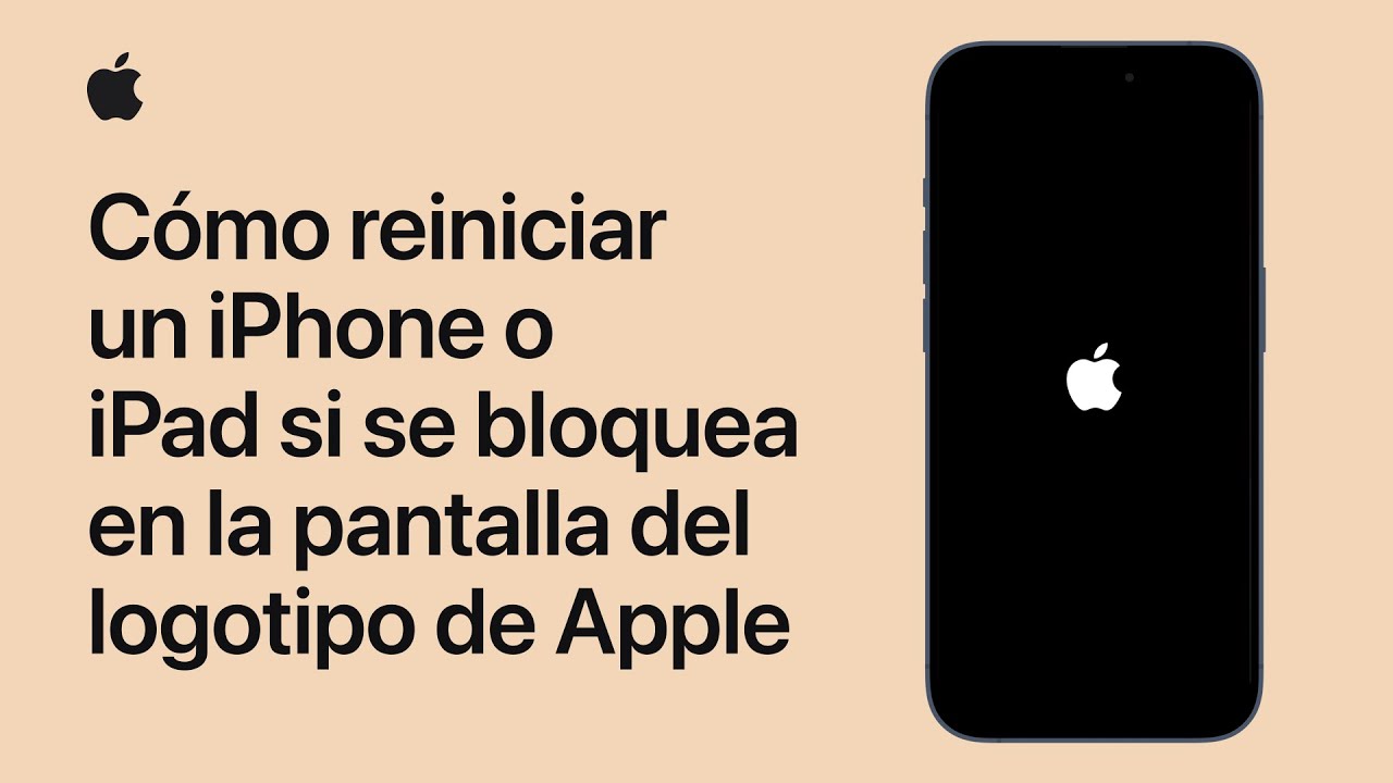 Cómo reiniciar el iPhone o iPad si se bloquea en el logotipo de Apple | Soporte técnico de Apple