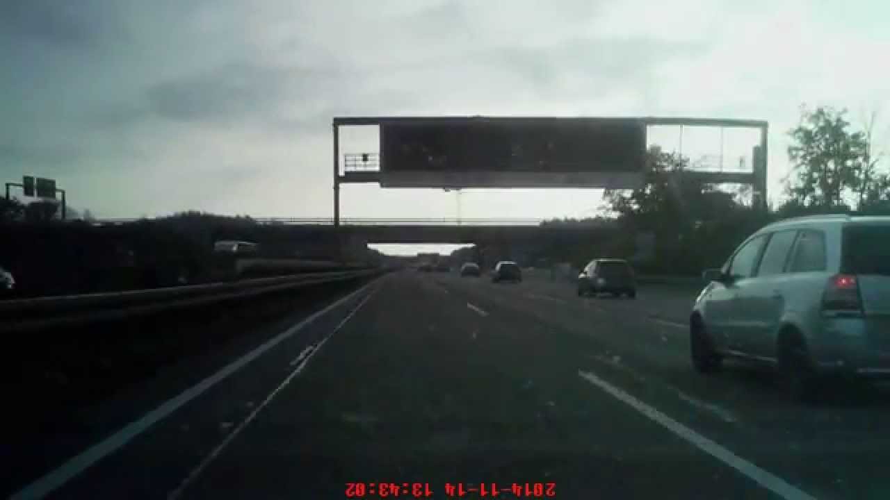 Autobahn 5 Frankfurt Richtung Darmstadt (von Weiterstadt zum Darmstädter Kreuz)