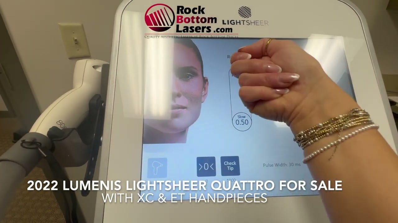 2022 Lumenis Lightsheer Quattro with XC & ET Handpieces 805nm Diode Laser For Sale