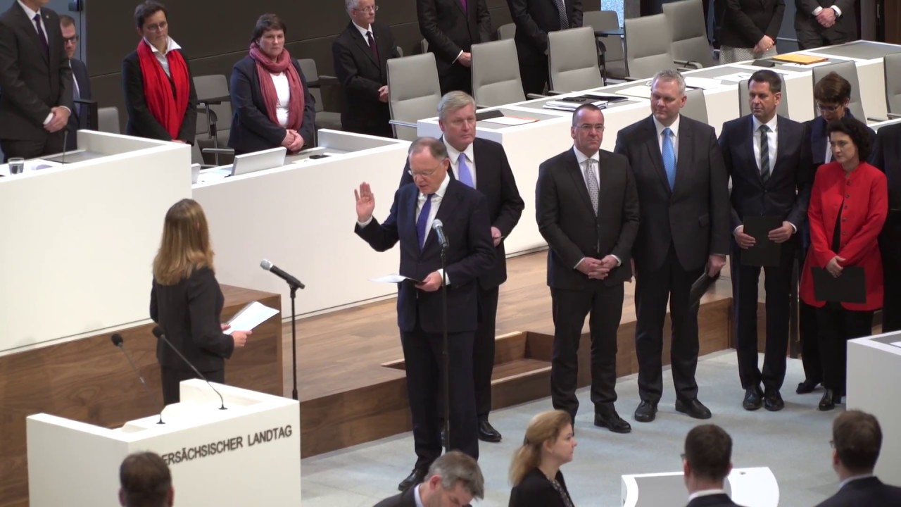 Wahl und Vereidigung der Landesregierung