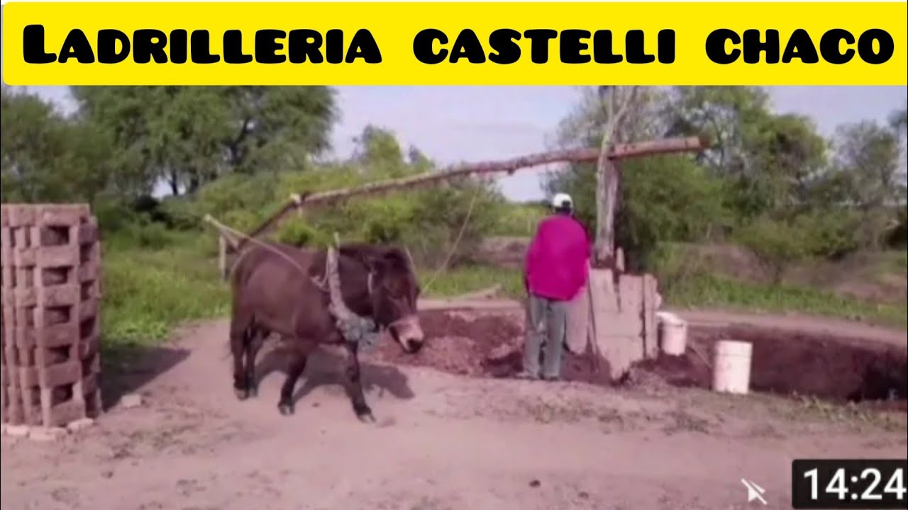 castelli chaco como se fabrica el ladrillo tradicional