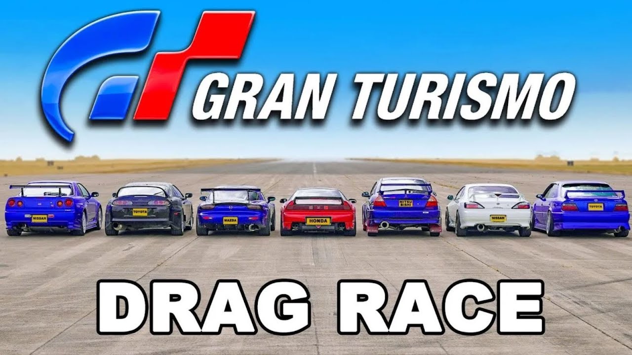 7 Legendary Japanese Cars Drag Race – Supra vs Skyline vs GTR | JDM Power Showdown