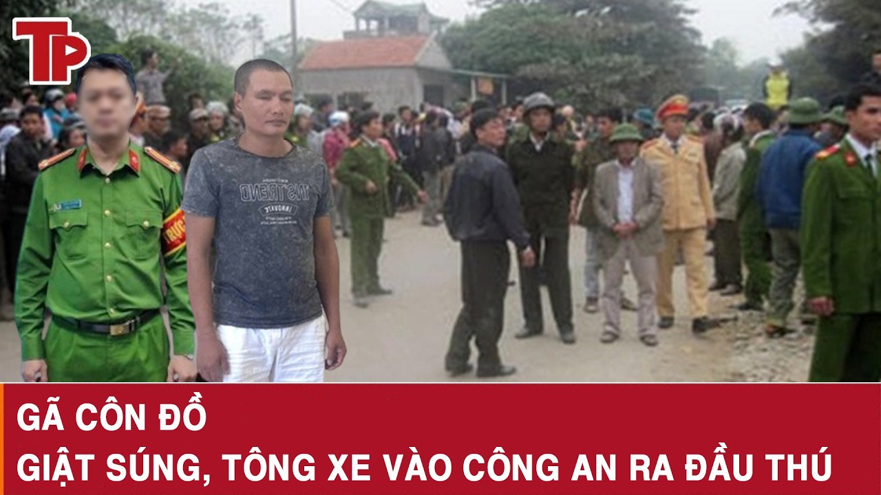 Tối 26/2: Gã côn đồ đánh quản lý quán nhậu rồi giật súng, tông xe vào công an Đà Nẵng ra đầu thú