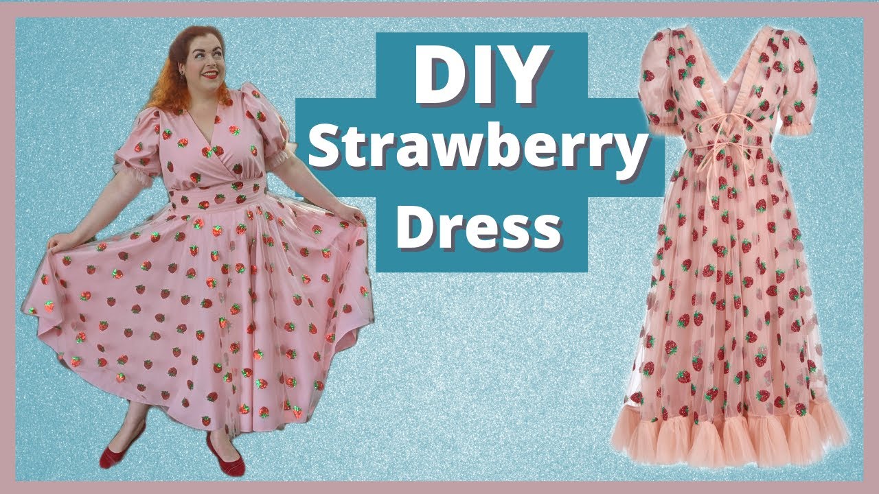 I Made The Strawberry Dress! // My Vintage Inspired Plus Size #Princesscore Dream Dress