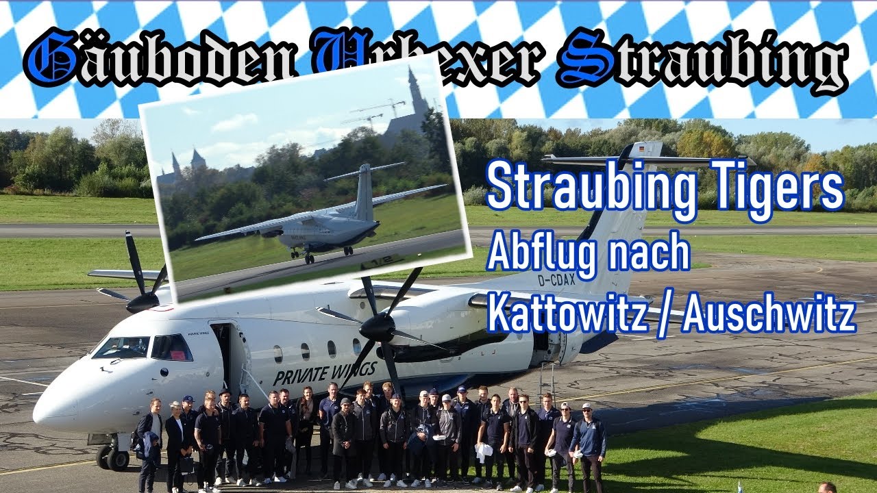 🥅🏒 STRAUBING TIGERS 🏒🥅 Abflug nach Kattowitz 🛫 zum CHL-Spiel in Auschwitz / Oświęcim # 337