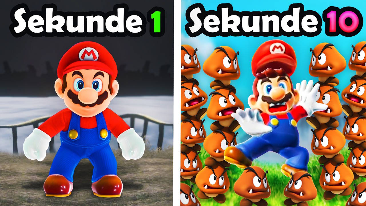 Mario Odyssey, aber pro Sekunde VERDOPPELN sich ALLE Gumbas!