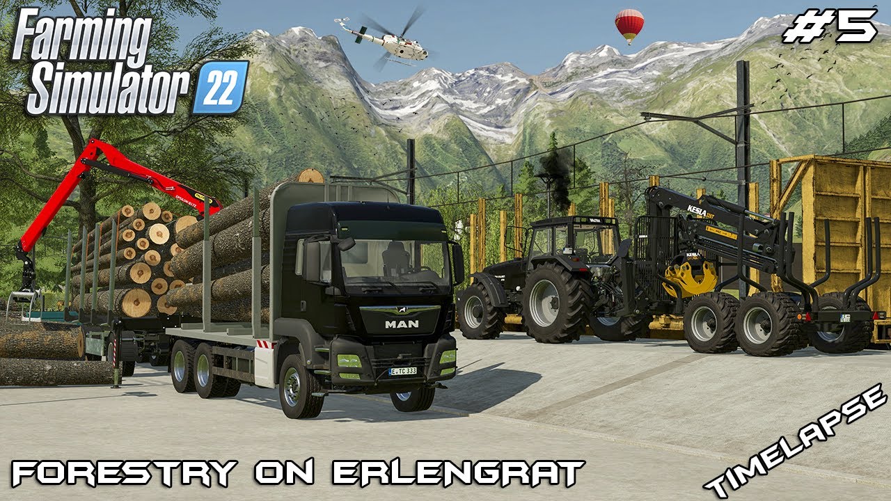 Buying new TRUCK and old LOADING STATION | Forestry on ERLENGRAT | Farming Simulator 22 | Episode 5