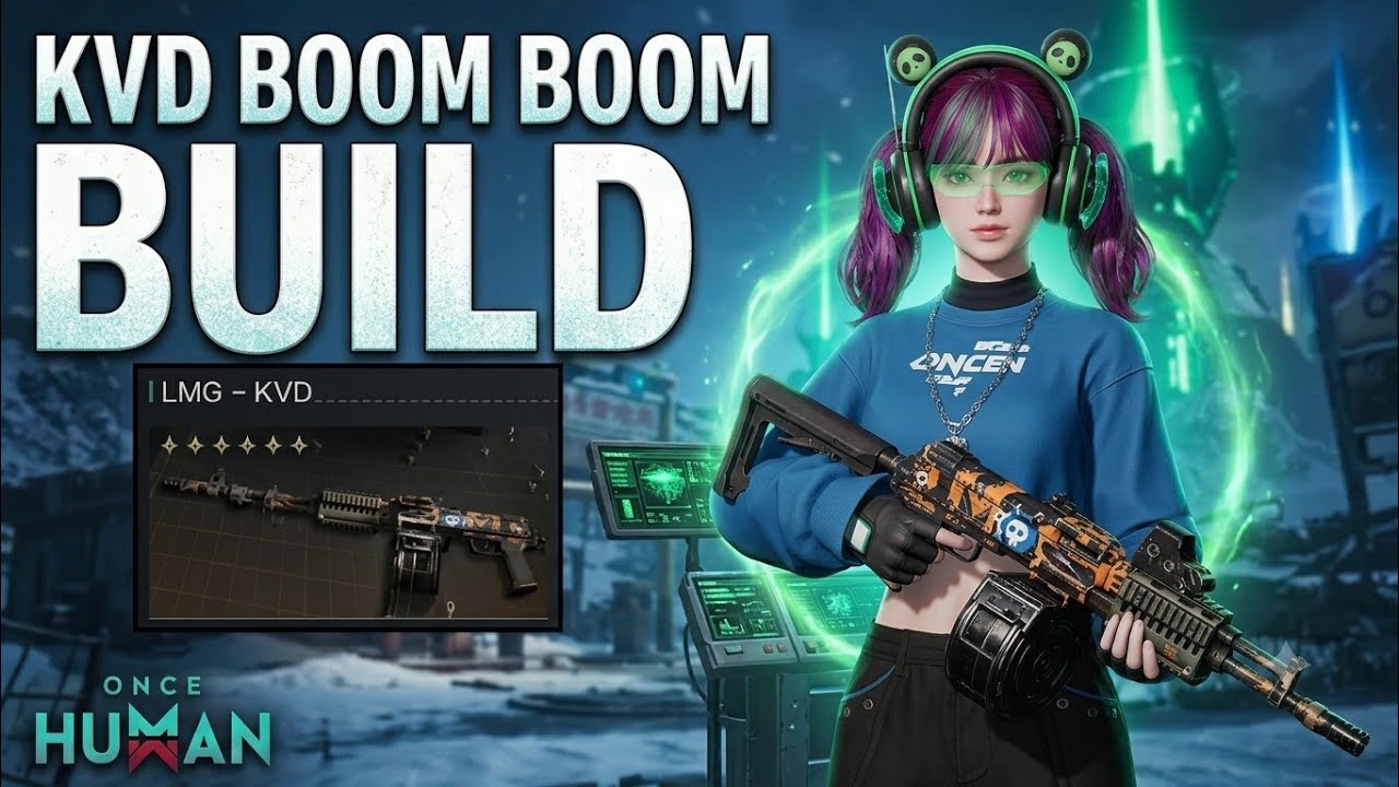 THE MOST POWERFUL ENDGAME WEAPON! 💥 KVD Boom Boom Build | Once Human #oncehuman 