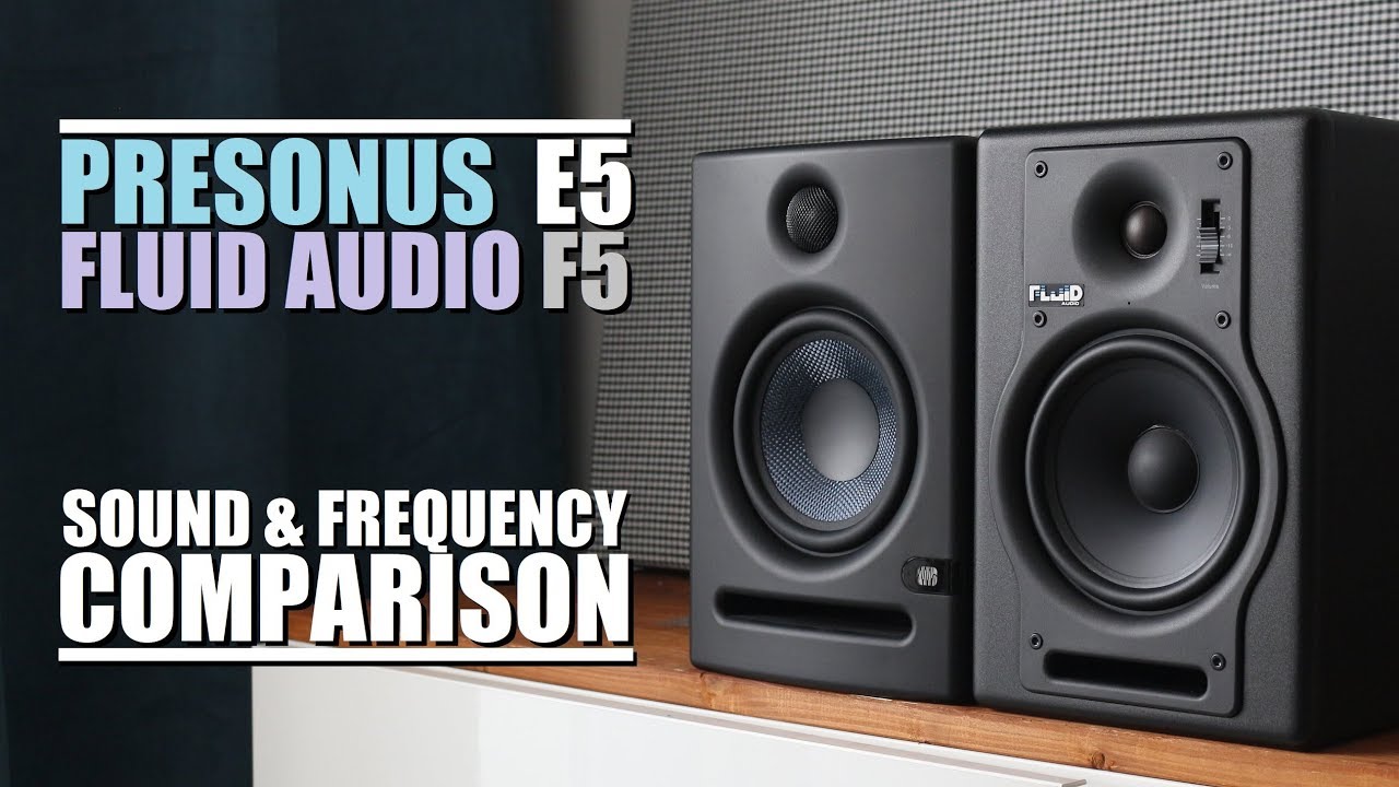 Fluid Audio F5 vs Presonus Eris E5  ||  Sound & Frequency Response Comparison