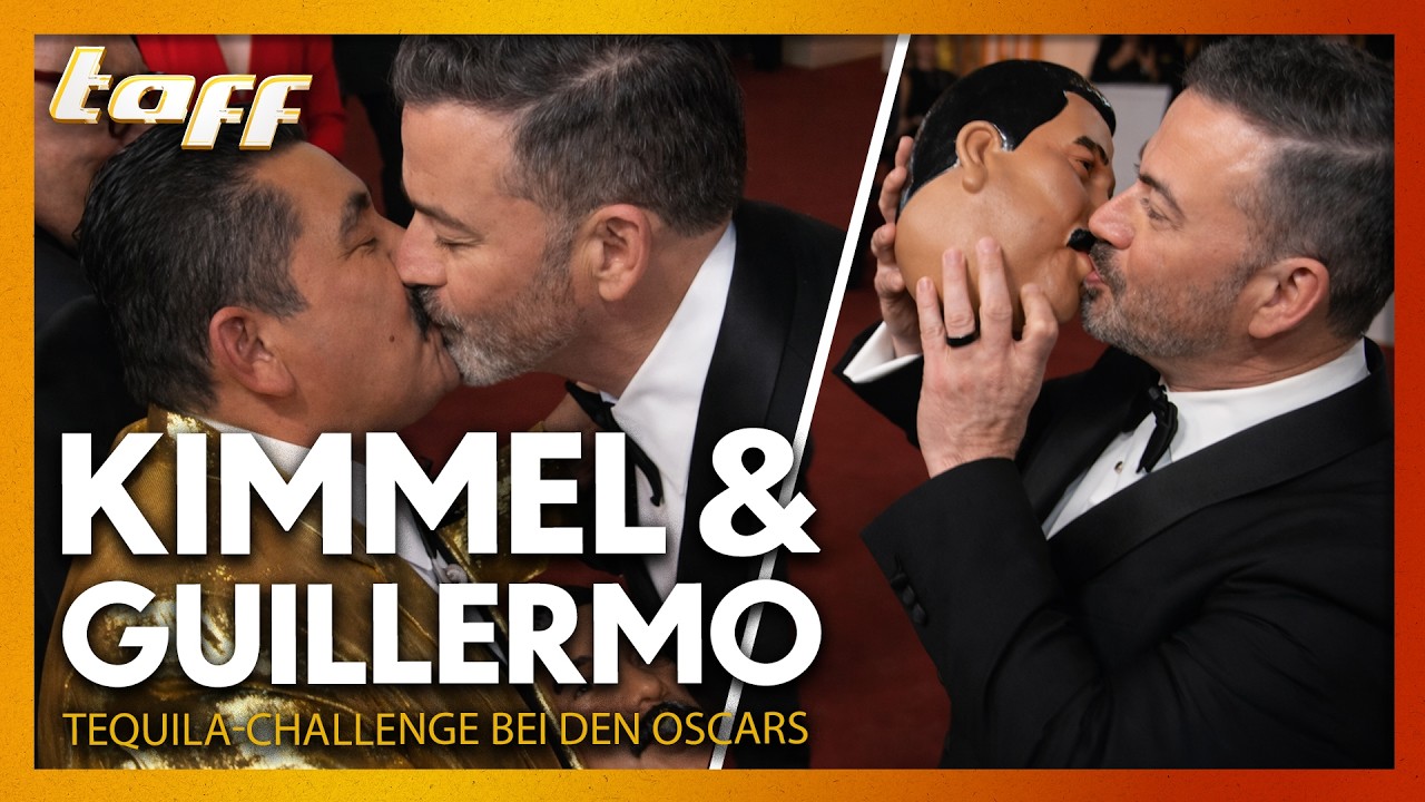 Tequila f&uuml;r die Stars: Guillermo & Kimmel liefern den wildesten Oscar-Moment | Oscars&reg; 2026 | taff