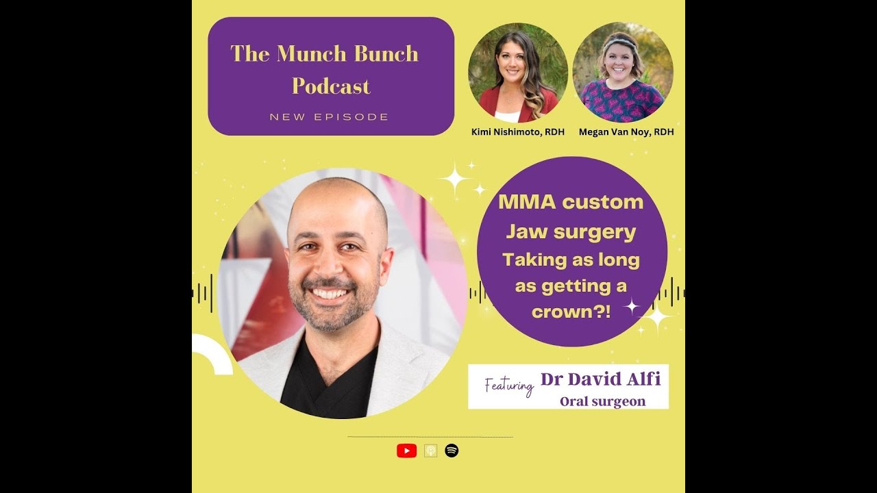 MMA custom jaw surgery in the same time as it takes for a crown! Guest Dr David Alfi