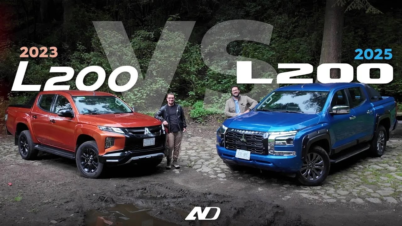 Mitsubishi L200: 2023 VS 2025 ¿Qué tanto cambió? 🟠💥🔵  | Comparativa