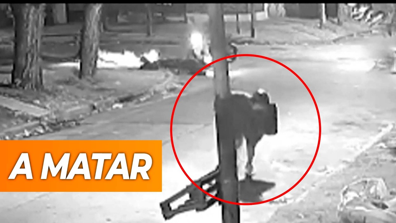 MOTOCHORROS QUE TIRAN A MATAR: tremendas imágenes de un violento robo en Villa Ballester