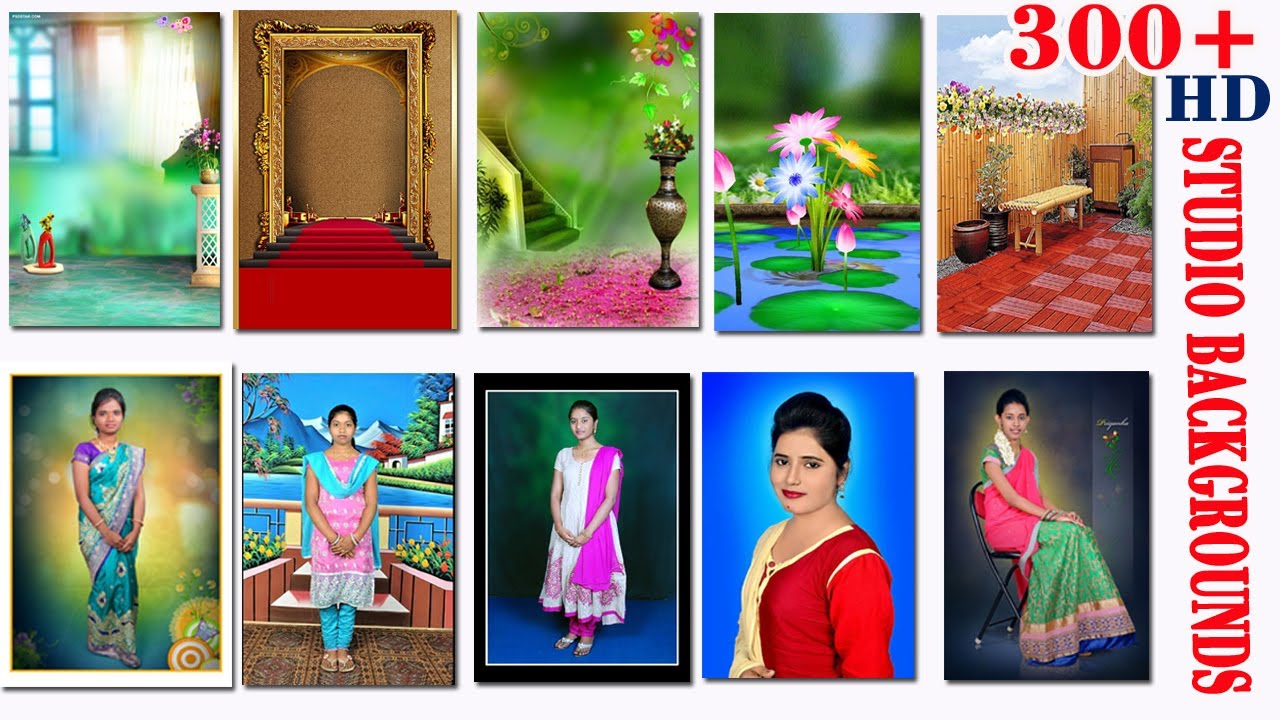 Download 300+ Digital Photo Studio Backgrounds 2022 | HD Frame Background Packs Download