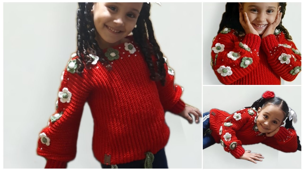 #كروشية بلوزة رقيقه و سهلة للمبتدئين بشكل جديد يناسب كل الاعمار A crocheted blouse new design #ترند
