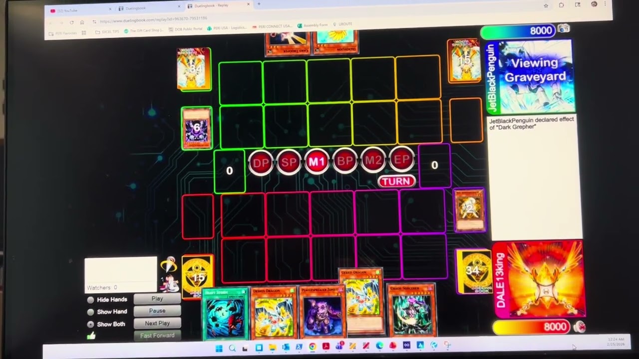 DUELINGBOOK REPLAY - Edison format - turn 2 Trident Dragion spanking 