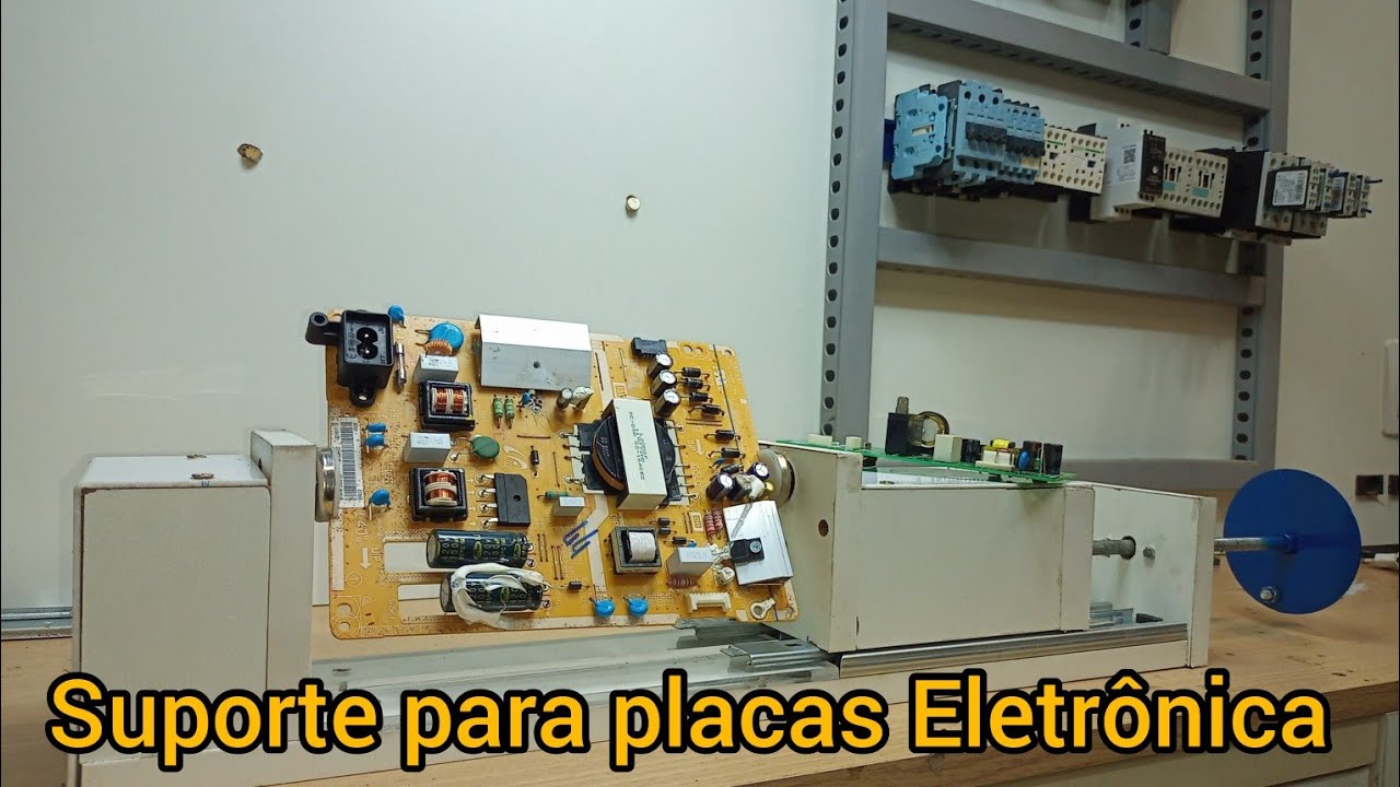 Faça você mesmo, suporte para  placa eletrônica.