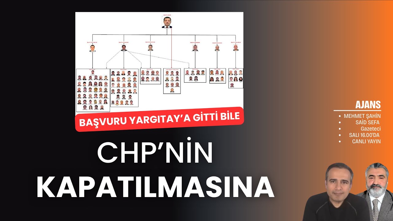 CHP'nin kapatılmasına... Yargıtay'a gitti bile | Said Sefa, Ajans
