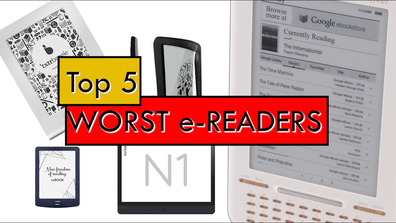 Top 5 WORST ereaders Ever