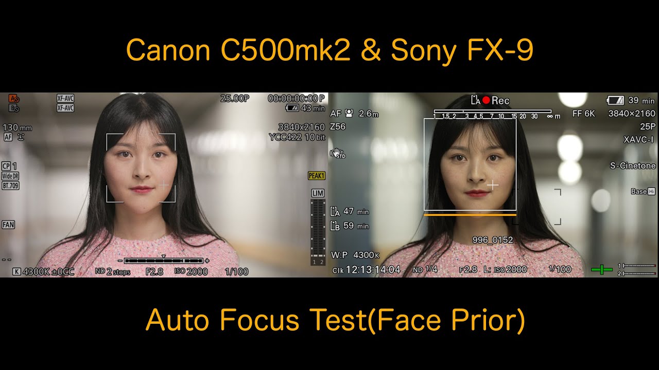 C500II & FX9 Auto Focus Test side by side