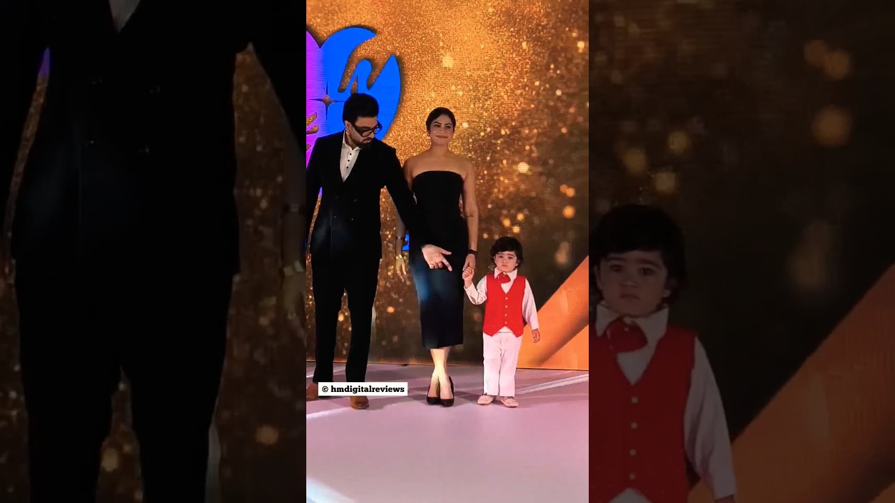 Armaan Malik Kritika Malik came with their cute kid Zaid Malik at an event in Delhi #viralshort