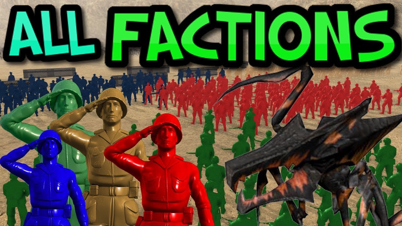 Army men Vs Arachnid Bugs ! All Factions so far ! Men of war Assault squad 2